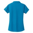 thumbnail image 6 of Womens Dry Zone Grid Polyester Polo T-Shirt Celadon Blue X-Large, 6 of 6
