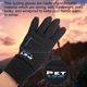 thumbnail image 1 of GAXIRE 1Par Guantes Deportivos Impermeables Y Cortaviento Para Ergonómico Azul, 1 of 6