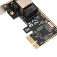 thumbnail image 3 of Tarjeta de red PCIE Gigabit 10/100/1000 Mbps RJ45 LAN Tarjeta Ethernet PCIE, 3 of 8