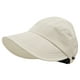 thumbnail image 3 of Sombrero Fedora Con Visera Transpirable Y Parte Superior Hueca para Viajes Al Aire Libre () Blanco, 3 of 9