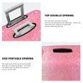 thumbnail image 3 of Fotbe Sparkly Pink Glitter Funda Protectora para Equipaje, Antirrayones y Resistente a la Suciedad, Compatible con Maletas de 18 a 32 Pulgadas-X-Large, 3 of 7
