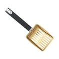 thumbnail image 1 of Runquan Cat Litter , Metal Reptile Litter Cleaner, Fast Sifting Kitty Metal Long Handle Gold, 1 of 8