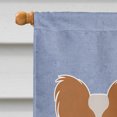thumbnail image 3 of Carolines Treasures CK3668CHF Papillon Welcome Flag Canvas House Size, 3 of 4