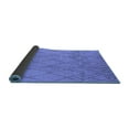 thumbnail image 2 of Ahgly Company Indoor Rectangle Solid Blue Modern Area Rugs, 5' x 8', 2 of 4