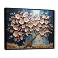 thumbnail image 3 of Designart "Golden Orchid Tree Garden with Pink and Blue Branches VI" Oversized Landscapes Framed Wall Art - Country Gold Tree Living Room Framed Canvas Art, 3 of 7