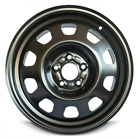 17 Dodge Truck Rims New Dodge 17x6.5 Chrysler 200 (11-14) Avenger (08-14) 5 Lug Black Replacement Steel Wheel Rim ()