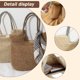 thumbnail image 3 of Bolso de playa de paja para mujer, bolso de mano tejido de verano, bolsos de hombro, hombro de verano, viaje bohemio, 3 of 5