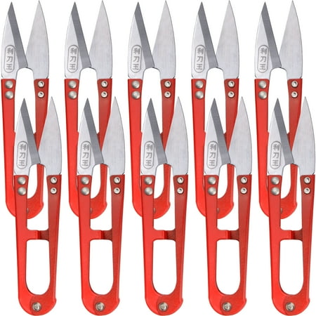 

Professional Multi-Purpose Snips - Stainless Steel - Red - 10 Pairs