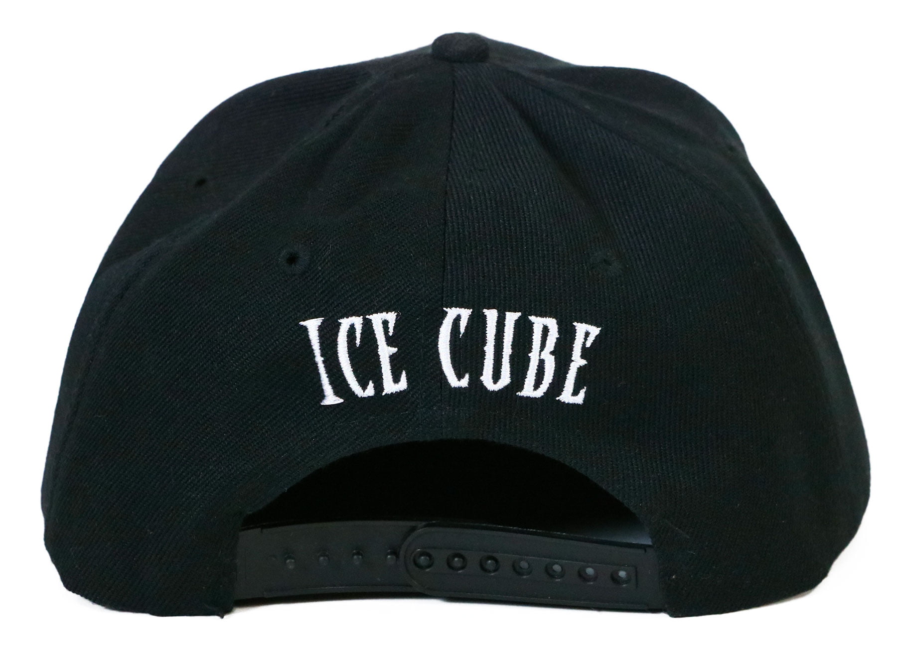 Ice Cube Raider Logo Snapback Fit Hat Black  Licensed Control Industry  Merchandise 