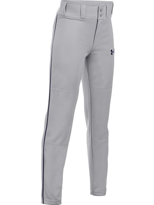 Youth XL Gray/Navy Under Armour Boys Clean Up Piped Pants 