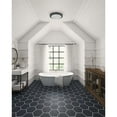 thumbnail image 3 of Hunter Glass/Metal Saturn Bathroom Ventilation Exhaust Fan and Light, New, 3 of 6