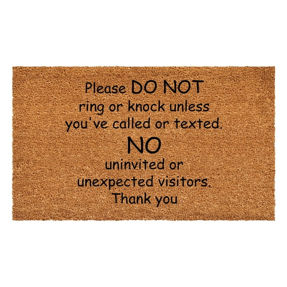 Calloway Mills 108443672 Please Do Not Doormat, 36" x 72"