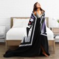 thumbnail image 4 of Manta de franela Wiley College, elegante edredón para una siesta, edredón de invierno para las cuatro estaciones, antimicrobiano, con control de olores, refrescante, ligero y antiestático, unisex, 50, 4 of 5