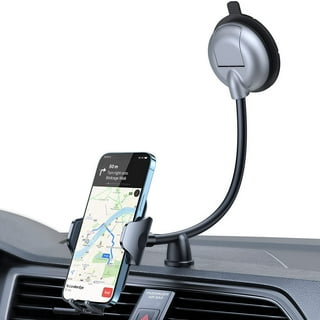 Qifutan Cell Phone Holder for Car Phone Mount Long Arm Dashboard Windshield  Car Phone Holder Anti-Shake Stabilizer Phone Car Holder Compatible with