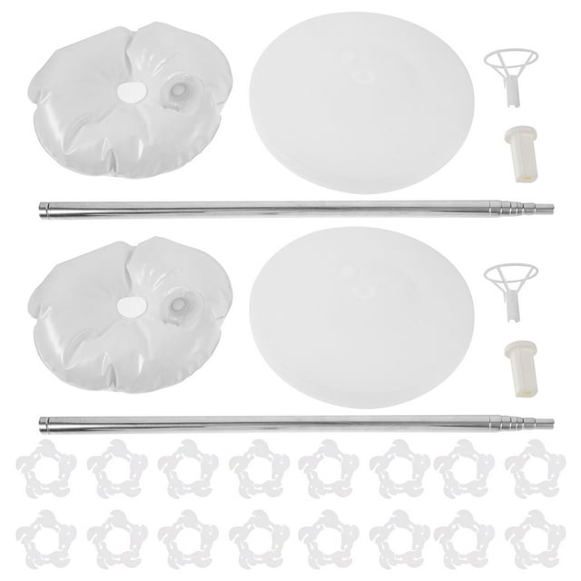 CIMAXIC Fête 1 Ensemble de Kit de Support de Ballons Fête Hauteur Réglable Kit de Colonne de Ballons Déco de Fête,9.84"X9.84"X3.15 Pouces