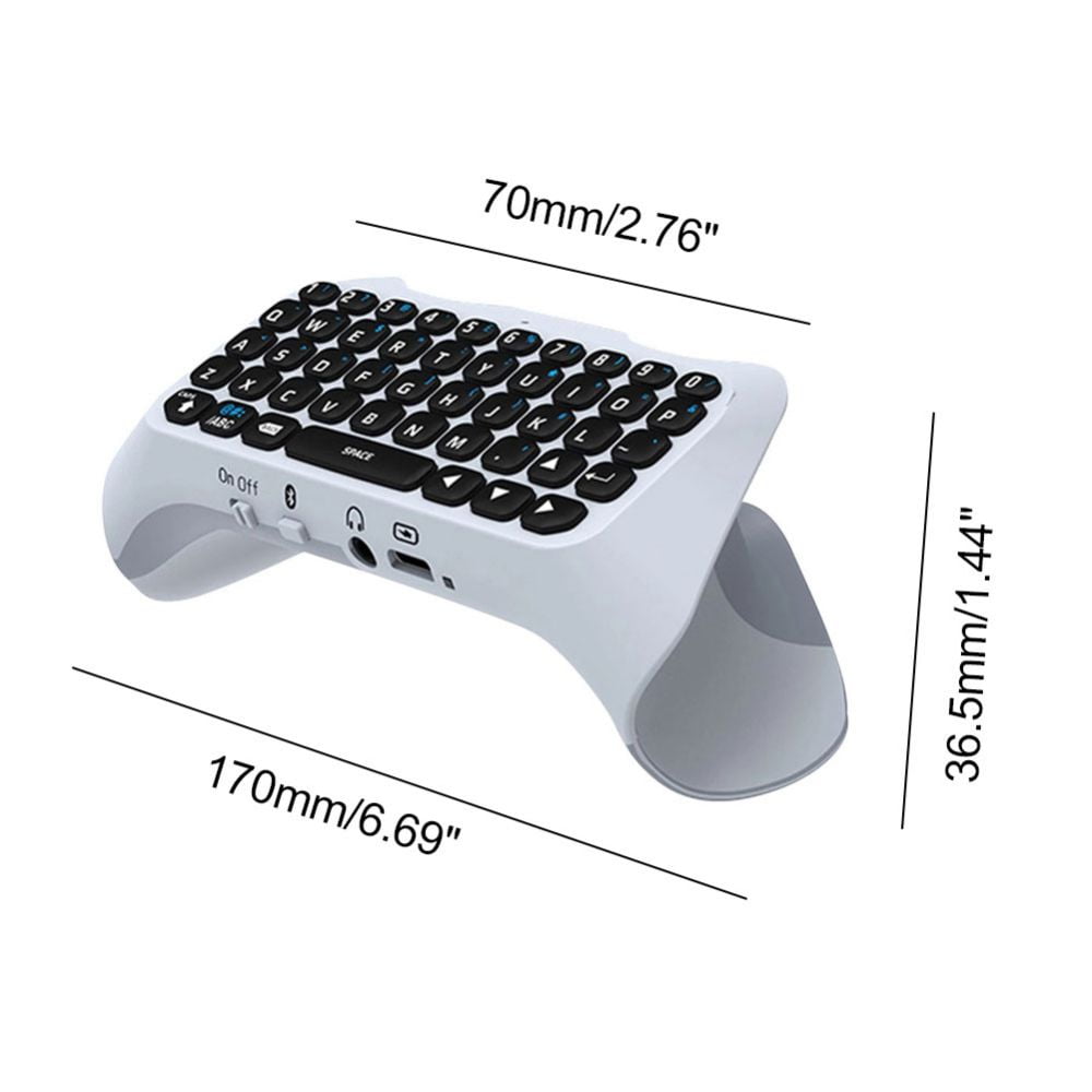 Wireless Controller Keyboard for PS5, Bluetooth 3.0 Portable Mini