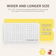 thumbnail image 3 of OTHWAY Non-Slip Bath Mat for Tub with Hair Catcher, 39"x17" Long Shower Mat, Large Drain Holes, Machine Washable Gripper Tub Mat (Yellow), 3 of 11