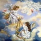 thumbnail image 1 of Cuadros Decorativos Querubín 5D DIY Diamond Painting Kits Full Round Drill Wall Decor Rhinestone Art Likrtyny embutido en tela, 1 of 8