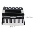 thumbnail image 2 of SHINYPASING 1Set Accordion Model Black Mini Musical Instrument Plastic DIY Supplies for Mini Item Collectors, 2 of 8