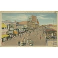 thumbnail image 2 of Unknown 14x10 Black Ornate Wood Framed with Double Matting Museum Art Print Titled - Atlantic City, NJ- VI, 2 of 4