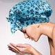 thumbnail image 4 of Gorros de ducha con dobladillo elástico para cabello largo, corto y rizado, 4 of 5