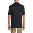 thumbnail image 2 of Lands' End Essentials Men's Long Sleeve All Day Comfort Polo Shirt - 100% Cotton Won't Shrink Pill Fade, 2 of 3
