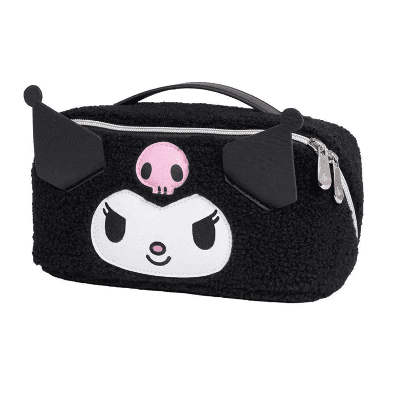 Impressions Vanity Kuromi Unfold Travel Makeup Bag, Opens Flat