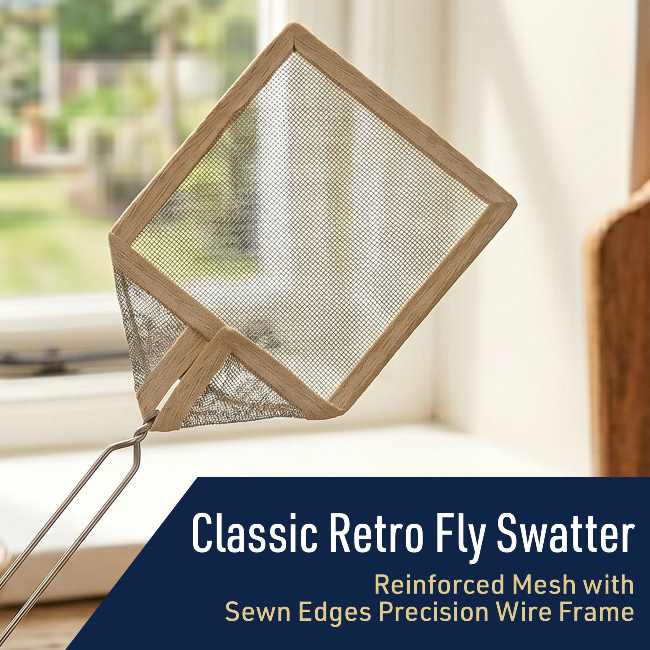 Kings County Tools Old-Fashioned 21-inch Heavy Duty Fly Swatter 3-Pack