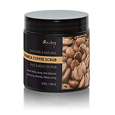 Glamology 100% Pure Arabica Coffee Scrub With Organic Coffee, Almond, Coconut – Best for Stretch Marks Treatment, Acne, Anti Cellulite and Varicose Veins 8