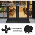 thumbnail image 5 of MATALL Waterproof Outdoor Door Mat - 36x24 Inches Non-Slip Drainage Large Door Floor Mat for Indoor Home Pool Entry Garage（ Upgrade Interlocking Mat）, 5 of 5