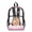Corgi Donut, variant on Sailboat and Wave Shark Pattern Clear Backpack for Boys Girls, Kindergarten with Side Pockets Front Zipper Pocket See Through PVC Backpack for Travel