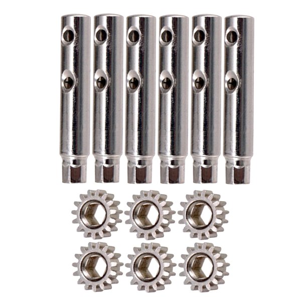 6 piezas de cabezales ontan engranajes de orificio hexagonal y patas para instrumentos de guitarra Sunnimix clavijas de afinación clavijas de afinación