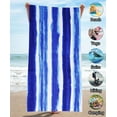 74x36 Inches Oversized Microfiber Beach Towel for Adults Men Women