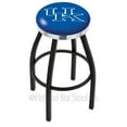 thumbnail image 3 of 36" L8B2C - Black Wrinkle Idaho Swivel Bar Stool with Chrome Accent Ring by Holland Bar Stool Company, 3 of 7