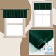 thumbnail image 5 of Cortina XTMYI, verde esmeralda oscuro, impermeable, opaca, 41 cm, 5 of 9
