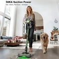 thumbnail image 6 of Cordless 58Kpa Vacuum Cleaners for Home, 55Mins Stick Vacuum with Self-Standing & LED Display, Anti-Tangle & Wall Charging, for Pet/Floor Army Green, 6 of 10