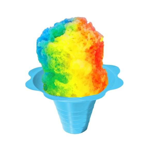 Hypothermias Blue Medium Shaved Ice or Snow Cone Flower Cups- 1000 Count