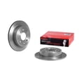 thumbnail image 1 of Brembo Brake Rotor 08710411C02 Solid; One Piece Design; Wheel Bolt Pattern 4 x 100 Millimeter; 155 Millimeter Hat Inside Diameter; 61 Millimeter Hub Diameter; Gray Cast Iron; Single, 1 of 1