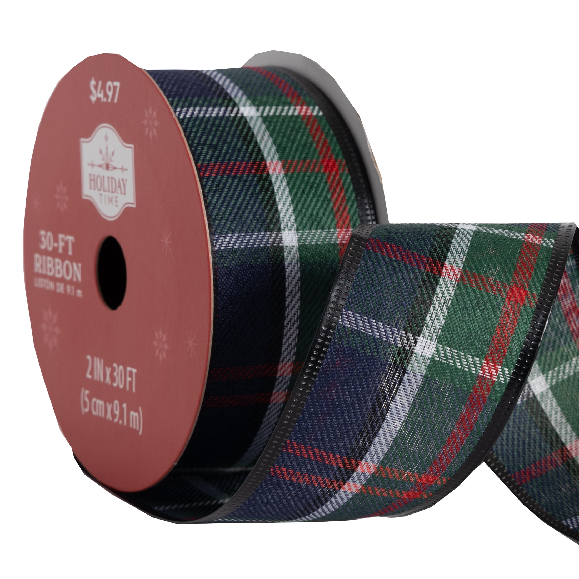 Holiday Time - Brandclub - Blue Tartan Plaid Christmas