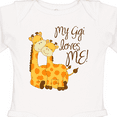 thumbnail image 4 of Inktastic My Gigi Loves Me Boys or Girls Long Sleeve Baby Bodysuit, 4 of 5