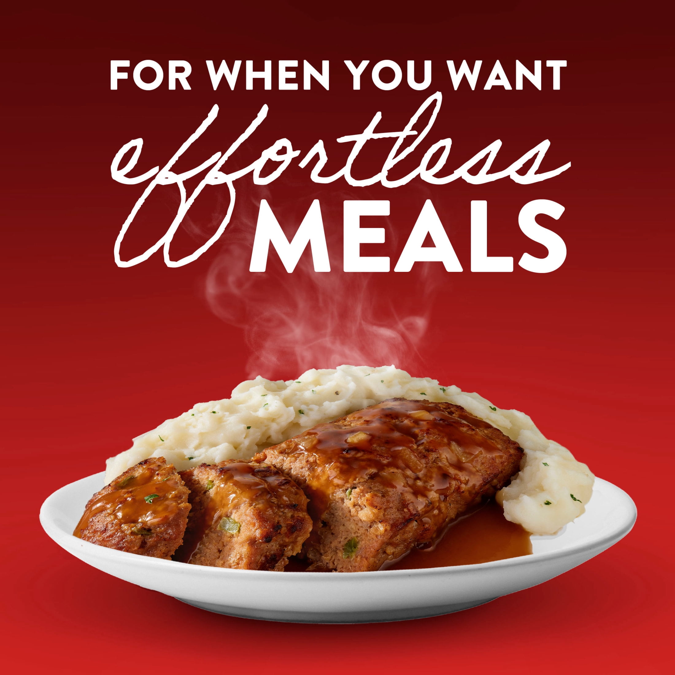 Stouffer’s Classic Meatloaf, Single Serve, Microwave Dinner, Meatloaf Frozen Dinner