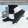 thumbnail image 5 of Cyiecw Winter Warm Cotton Slippers Wide House Slippers for Memory Foam Flat with Anti-slip Sole Comfortable Fluff Bedroom Slippers, 5 of 7