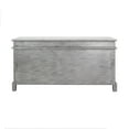 thumbnail image 3 of Cement Gray Wash Bench with Storage, 3 of 3