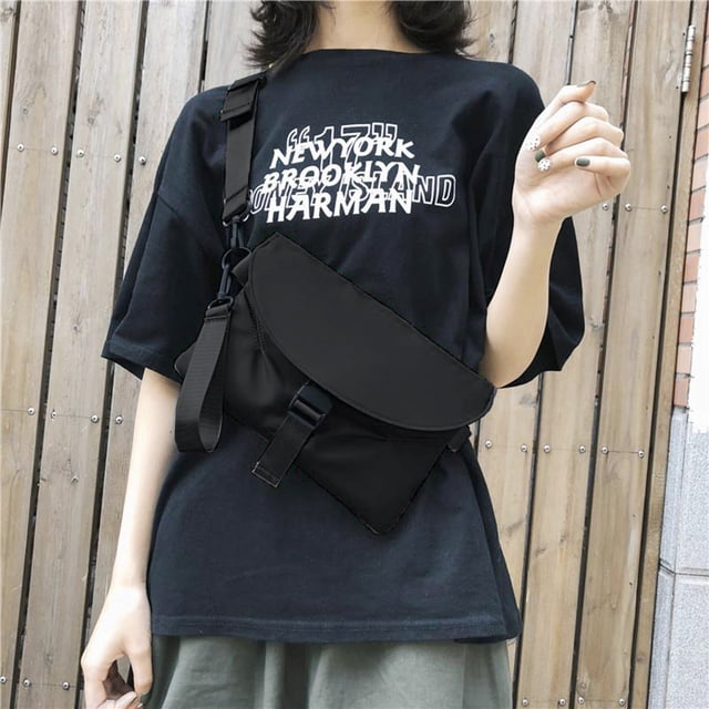 Bolsa de mensajero impermeable minimalista Bolsa de pecho al aire libre para hombres y mujeres Wmkox8yii jkg4868