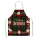 thumbnail image 3 of Delantal de lino con texto en inglés "Merry Christmas" para decoración navideña, accesorios de cocina para el hogar, regalos de Navidad 2024, regalos de Año Nuevo 2025, 3 of 5