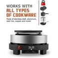 thumbnail image 2 of 220V 500W Mini Electric Griddle, Portable Griddle Heater, Electric Stove Griddle Heater, 2 of 5
