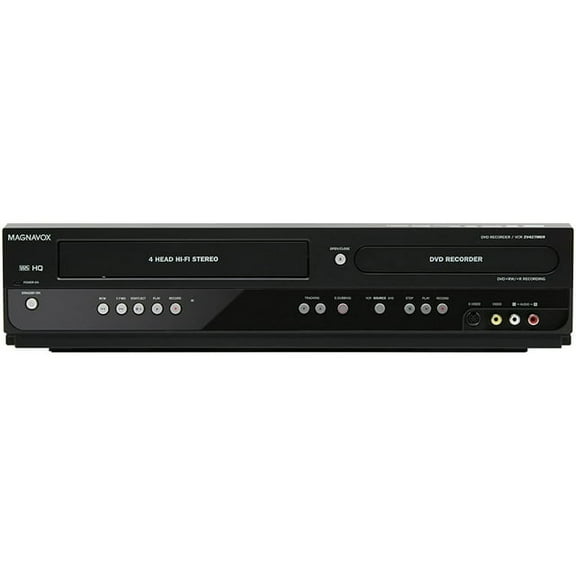 Pre-Owned Magnavox ZV427MG9 DVD Recorder VCR Combo 1 Button VHS Dubbing to Dvd with Remote and Cables