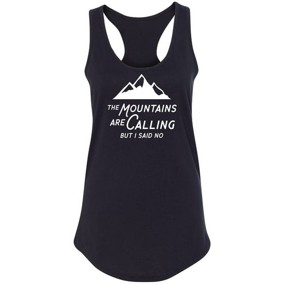 The Mountains are Calling Racerback Tank