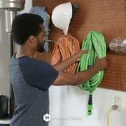 HydroTech FlatJacket 5/8 x 50ft Flexible Garden Hose– Kink-Free, Lightweight, Burst-Proof