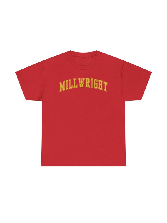 Millwright Shirt Gifts Tshirt Crew Neck Short Sleeve